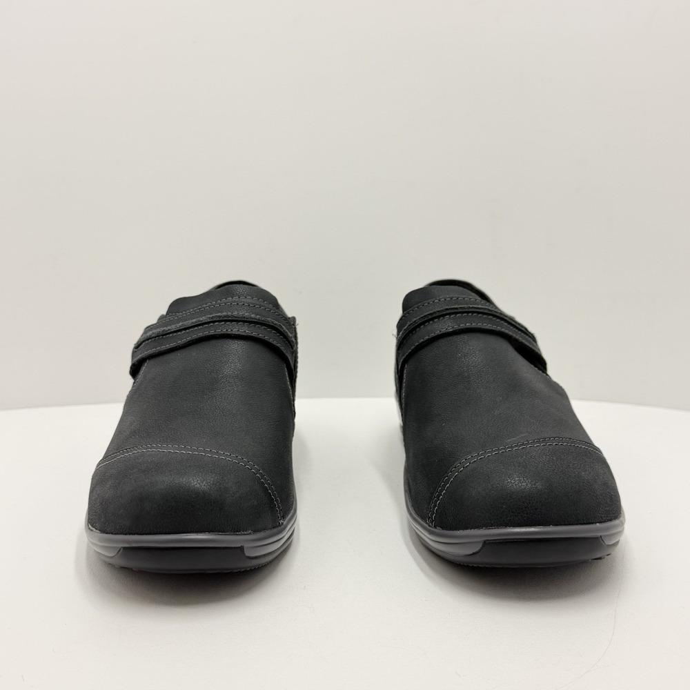 Orthofeet Solerno 813 Women's 9 D Wide Black Leather Orthopedic Comfort Shoes - Picture 3 of 11